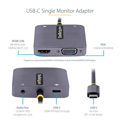 122 USBC HDMI 4K VGA 2