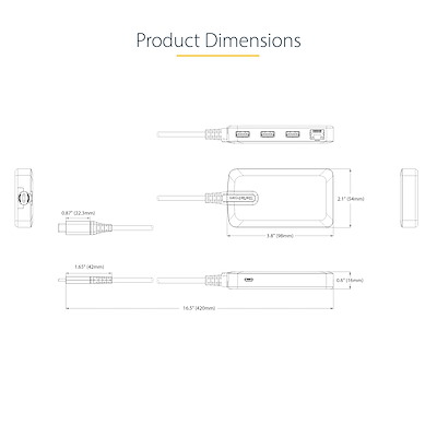5G3AGBB USB C HUB 3