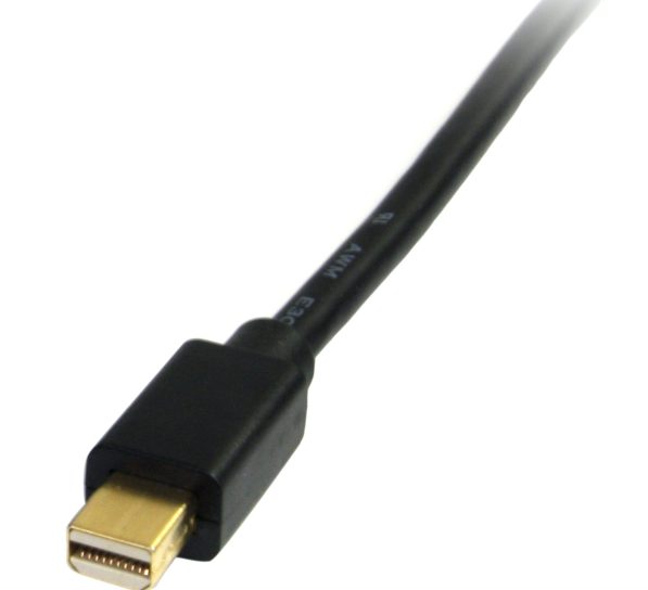 6ft 2m Mini DisplayPort to VGA 3 597x544