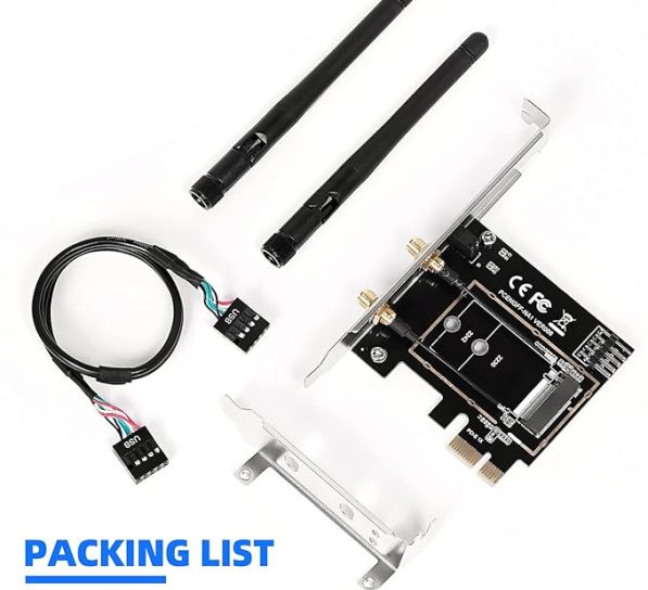 MZHOU Wireless Network Card Adapter M.2 7 597x544